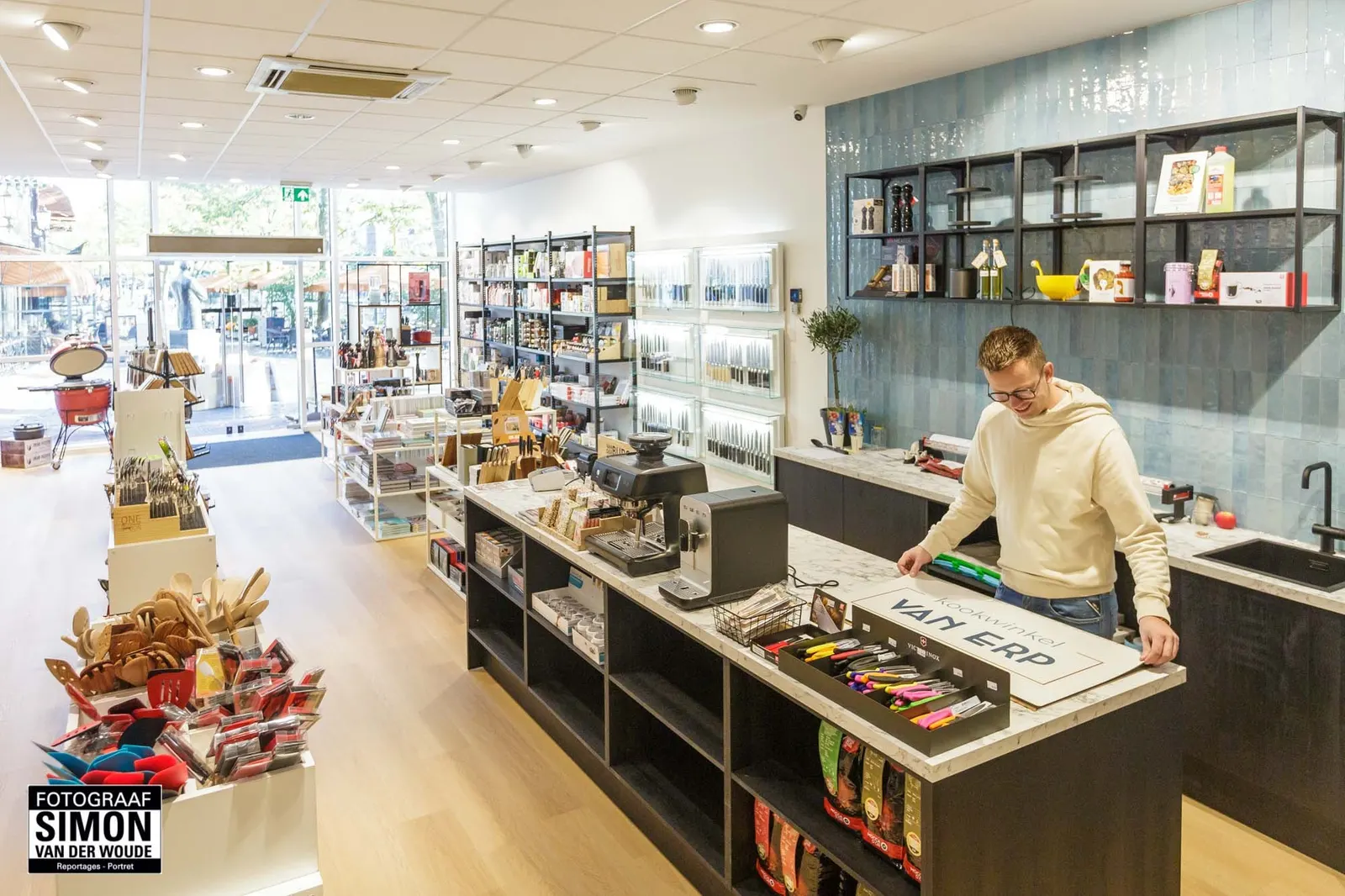 De winkel van Kookwinkel Van Erp aan de Nieuwestad